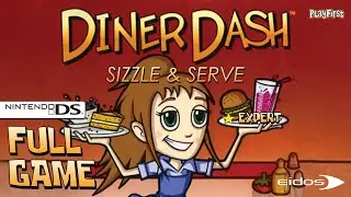 Diner Dash: Sizzle & Serve (Nintendo DS) - Full Game 1080p60 HD Walkthrough - No Commentary