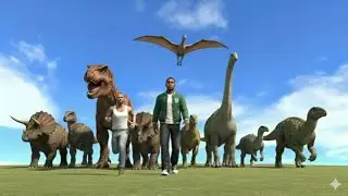 Franklin Play dinosaurs mode In Indian Bikes Drawing 3D 