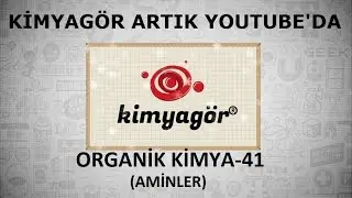 ORGANİK KİMYA-41(AMİNLER)