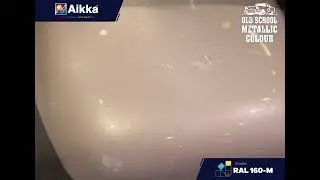 Aikka Paint RAL160-M Old School Metallic Colour Effect for Car Spray Painting.Colour Code : RAL160-M