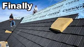 After A Year My $7,000 Mansion Is Finally Getting A Roof