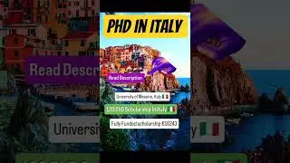 Phd In Italy, University of Messina phd Scholarship, Read Description #phd #phditaly #studyinitaly