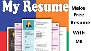 BUILD FREE RESUME WITH THIS APP - resume builder for free in mobile using app