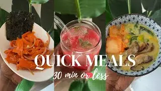 30 Minute Plant Based Recipes for a Healthy Lifestyle