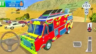 Burger Hot Dog Van Parking Game - Van Racing Game | Van 3D Game -Traffic Rush | Android Gameplay