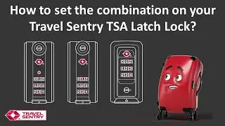 How to set the combination on your Travel Sentry TSA LOCK Latch Lock?