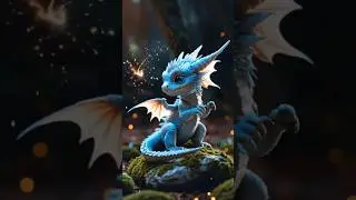 The Cutest Tail-Chasing Dragon Ever! 🐉💫