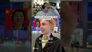 xQcs chat turn him Chinese with new Sora AI 😭💀#xqc #viral #streamer