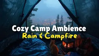 Rain on Tent Sounds | Your forest escape 🌧️⛺