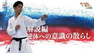 第55回解説編 逆体への意識の散らし- ARAGA KARATE CLINIC 荒賀龍太郎空手クリニック