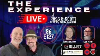 The Experience Live with Russ & Scott, S6E127, with Monica & Russ J