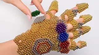 GUANTO DELL&rsquo;INFINITO Epico da Realizzare con le Perline Magnetiche