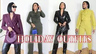 CHRISTMAS / NEW YEAR OUTFITS | NEW IN ZARA/ EXPRESS/ MACY&rsquo;S