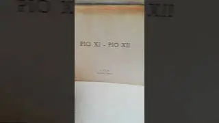 Pio XI y Pio XII. Papas. Libro &Aacute;lbum a&ntilde;o 1939.