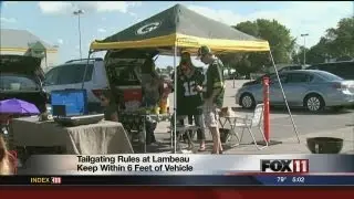 Lambeau Field tailgating reminders