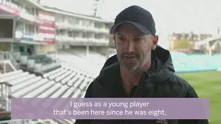 What qualities does Rory Burns have as a Captain? JM Finn with Di Venuto and Gareth Batty
