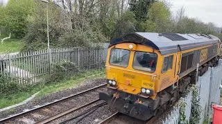 Class 66 + 450 + 444 Desiro | 66792 + 66846 + 450120 + 444020 | Colas Rail + SWR