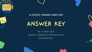 INSET 2021 DAY 3 ANSWER KEY