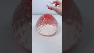 FUFUSQUISHY ASMR 🍓🍓2100g Giant Crystal Red&Pink Strawberry