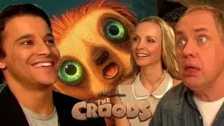 Kostja Ullmann, Janin Reinhardt, Uwe Ochsenknecht | Die Croods Interview