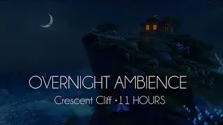 Lantern House Above the Clouds | 11 Hours Night Ambience | Black Screen