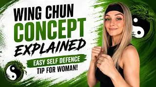 Wing Chun Concept Explained- self defence technique for woman for hair grabbing.