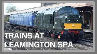 Trains at Leamington Spa railway station - 10/11/2023