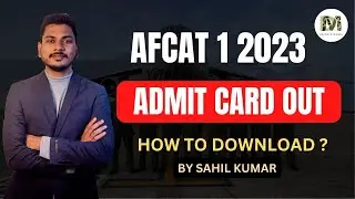 AFCAT 1 2023 admit card Out