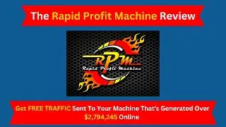 The Rapid Profit Machine Review  👉 A Brand New Money Making Affiliate Marketing System