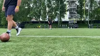 NFL vet Long snapper Matt Overton. June 25, 2021 snap workout. Directional snaps + field goal snaps