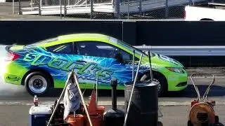 Another World Record Pass for Sparks Racing 9.56 @ 156 mph!