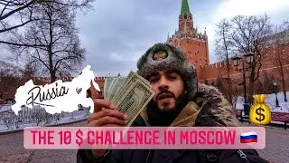 10 $ challenge in the capital of Russia (Moscow) during the collapse of the Russian Rouble