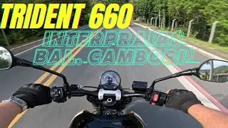Volta por interpraias BALNEARIO CAMBORIÚ #triumph #trident660 #triumphmotorcycles #660cc #motorcycle