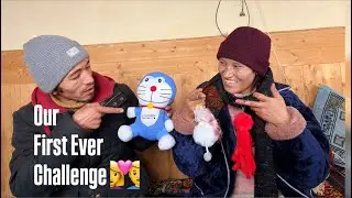 Our FIRST CHALLENGE ever 👨‍❤️‍👨 #challenge #happiness #us #couple @Zanskari_Couple 