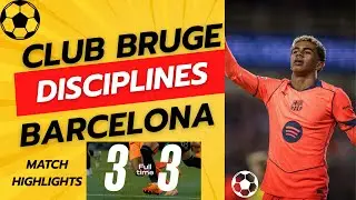 GOALS GALORE | CLUB BRUGGE 3 vs 3 FC BARCELONA | CRAZY DRAW IN BRUGES🔥UEFA Champions League 2025/26