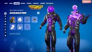 Fortnite Dark Voyager Purple CUBE Skin Concept Showcase! 🟪