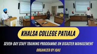 IQAC | SEVEN DAY STAFF TRAINING PROGRAMME | 2025 | DAY-1`