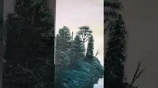 Twilight #oilpainting #painting #etsy #art #twilight #artwork #mountains #landscapepainting #island