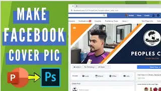 Make Facebook Cover Photo and YouTube Art with PowerPoint and Adboe Photoshop | Ashish InfoTube