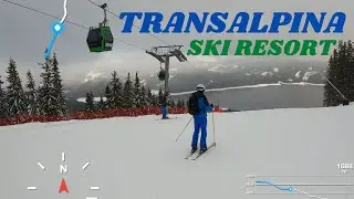 Transalpina Ski Resort - Coborâre pârtia principală  - GoPro - 4K - 19.12.2021