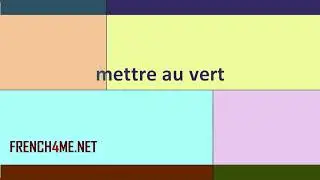 French For Beginners  I  How to pronounce  I mettre au vert