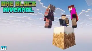 Un d&eacute;but CHAOTIQUE &agrave; 3 JOUEURS SUR LE ONE BLOCK MINECRAFT DE NOEL !