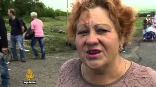 Ukraine town holds memorial for MH17 victims