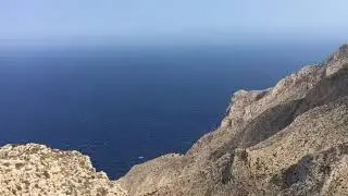 Hiking route to Kalamos- Anafi-Cyclades-Greek Islands