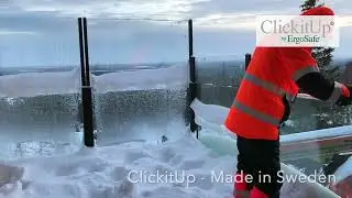 Testing ClickitUp&reg; Glass Railing in Arctic Cold&ndash; Yll&auml;s, Finland 🇫🇮❄️