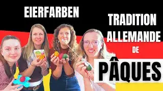 🇩🇪🐥 EIERFARBEN : une tradition allemande de Pâques, les oeufs durs colorés