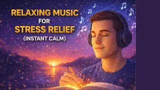 🎶 Relaxing Music for Stress Relief (Instant Calm: 10-Min Music Reset + Brain Tips)