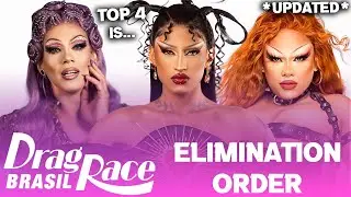 Drag Race Brasil S2 *EARLY* Elimination Order & Top 4 - RuPaul's Drag Race