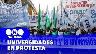 TOMAS y TENSIÓN en UNIVERSIDADES tras la LUZ VERDE al VETO - Telefe Noticias
