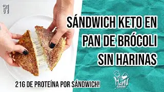 🥪 SANDWICH KETO DE QUESO CON PAN DE BR&Oacute;COLI | MEAL PREP KETO GRILLED CHEESE | Manu Echeverri